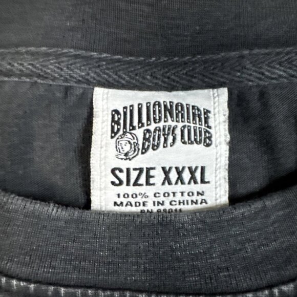 Billionaire Boys Club Men’s Black Short Sleeve Logo T-Shirt Size XXXL - Picture 2 of 6